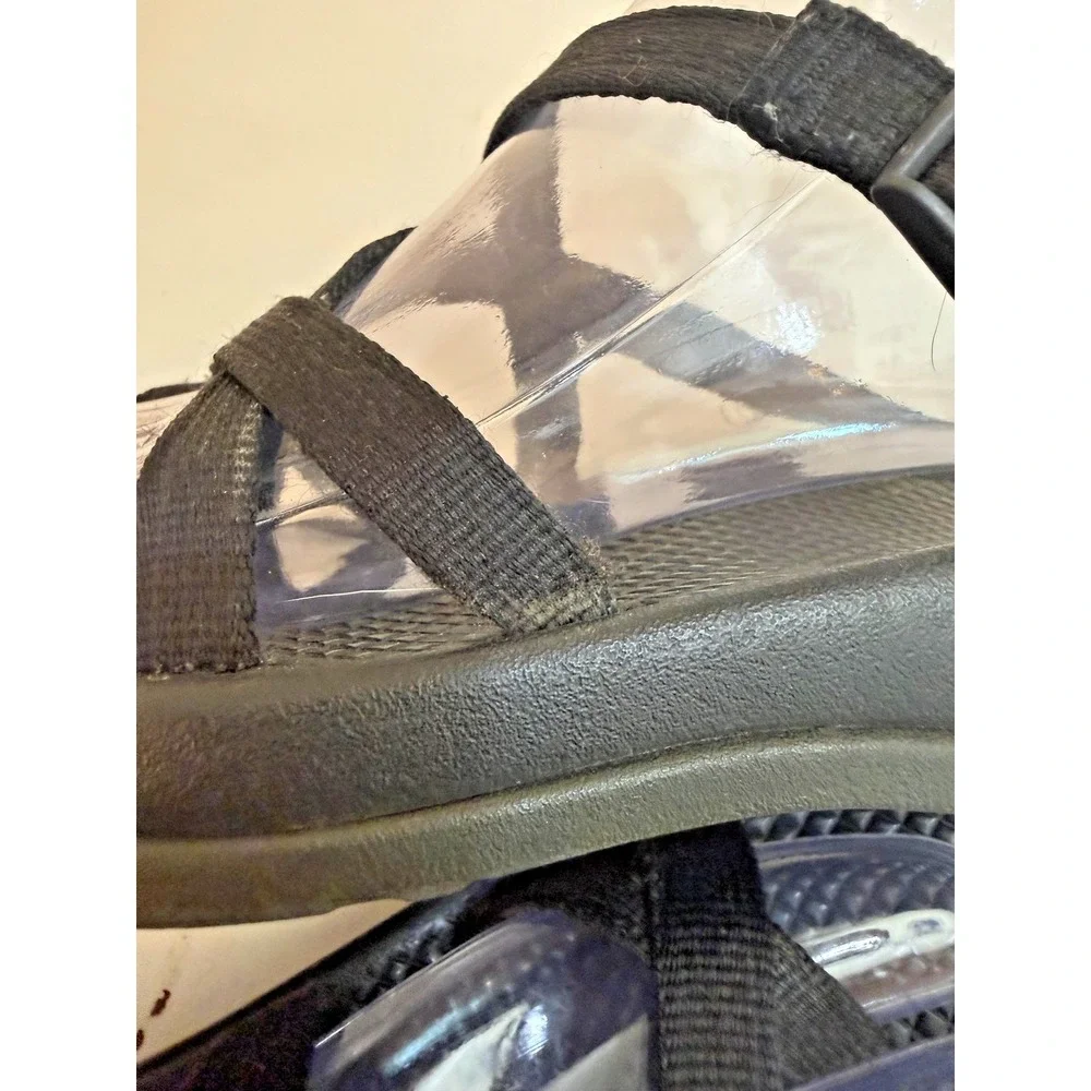 Chaco Sandals Shoes‎ Womens Size 8 Black Strappy Buckle Arch Support Non-Slip